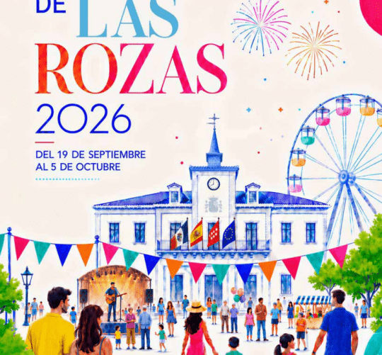 El programa de las Fiestas de San Miguel 2026, que se celebrarán en Las Rozas del 19 de septiembre al 5 de octubre, contará con conciertos