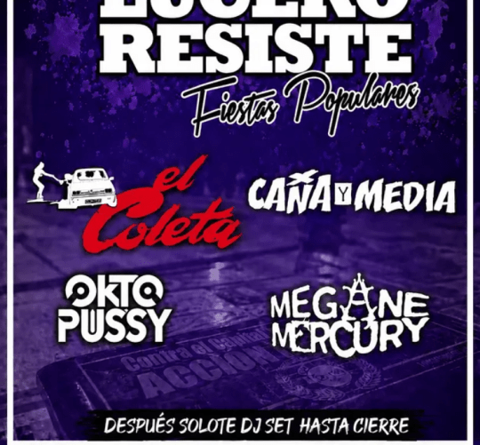 Ya conocemos el cartel del Festival Lucero Resiste 2026, que se celebrará el próximo viernes 18 de septiembre