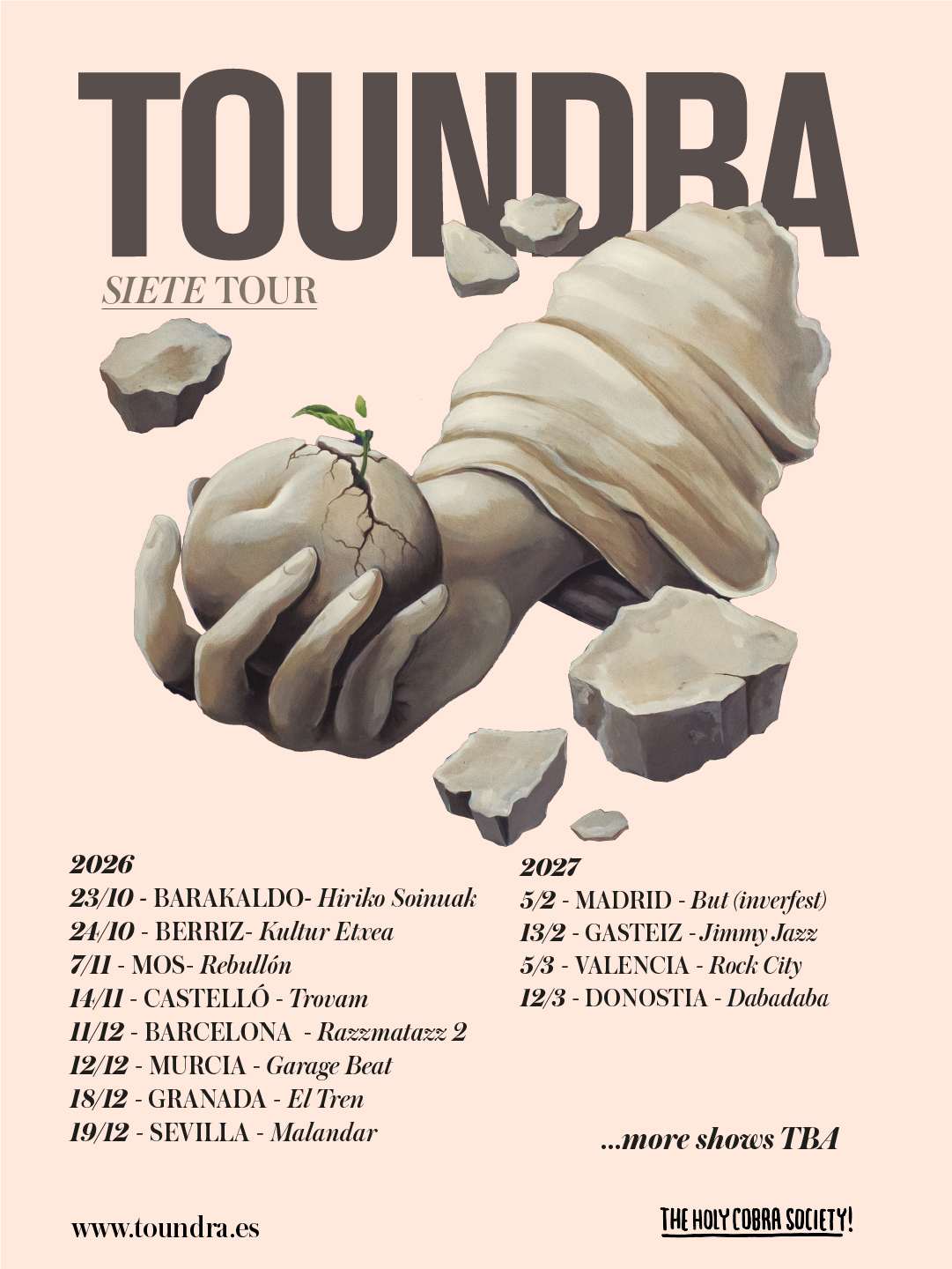 Toundra publica su nuevo disco, que lleva por título 'Siete'. Se trata, efectivamente, del séptimo álbum del grupo