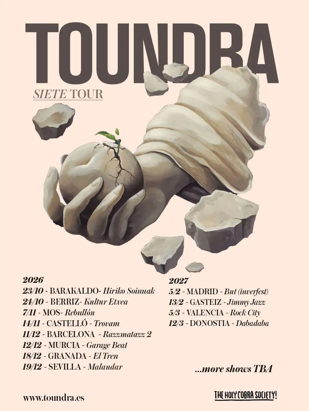 Toundra publica su nuevo disco, que lleva por título 'Siete'. Se trata, efectivamente, del séptimo álbum del grupo