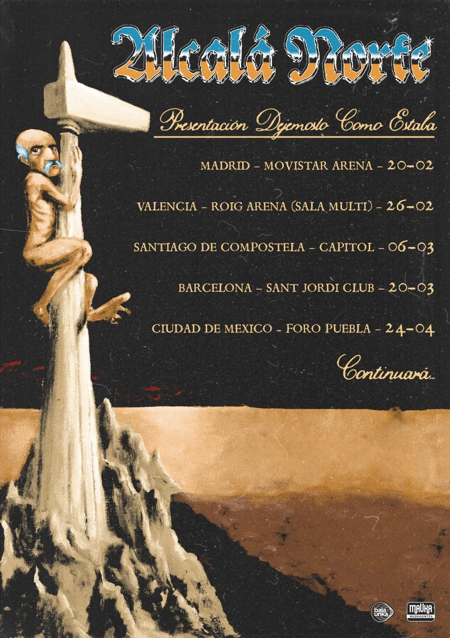 Alcalá Norte anuncia los primeros conciertos de 2027 en presentación de su nuevo disco, que sale el 3 de noviembre: 'Dejémoslo como estaba'