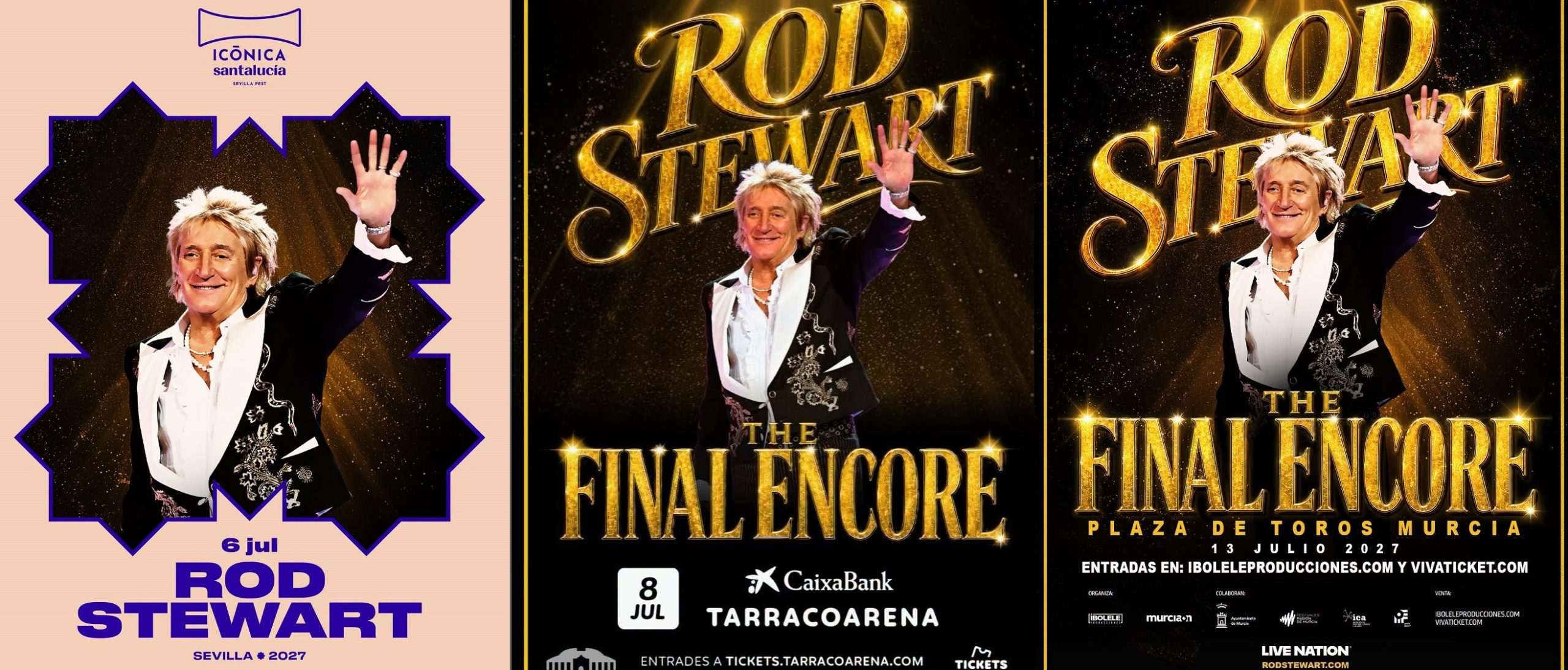 La gira de despedida de Rod Stewart pasará por Sevilla, Tarragona y Murcia