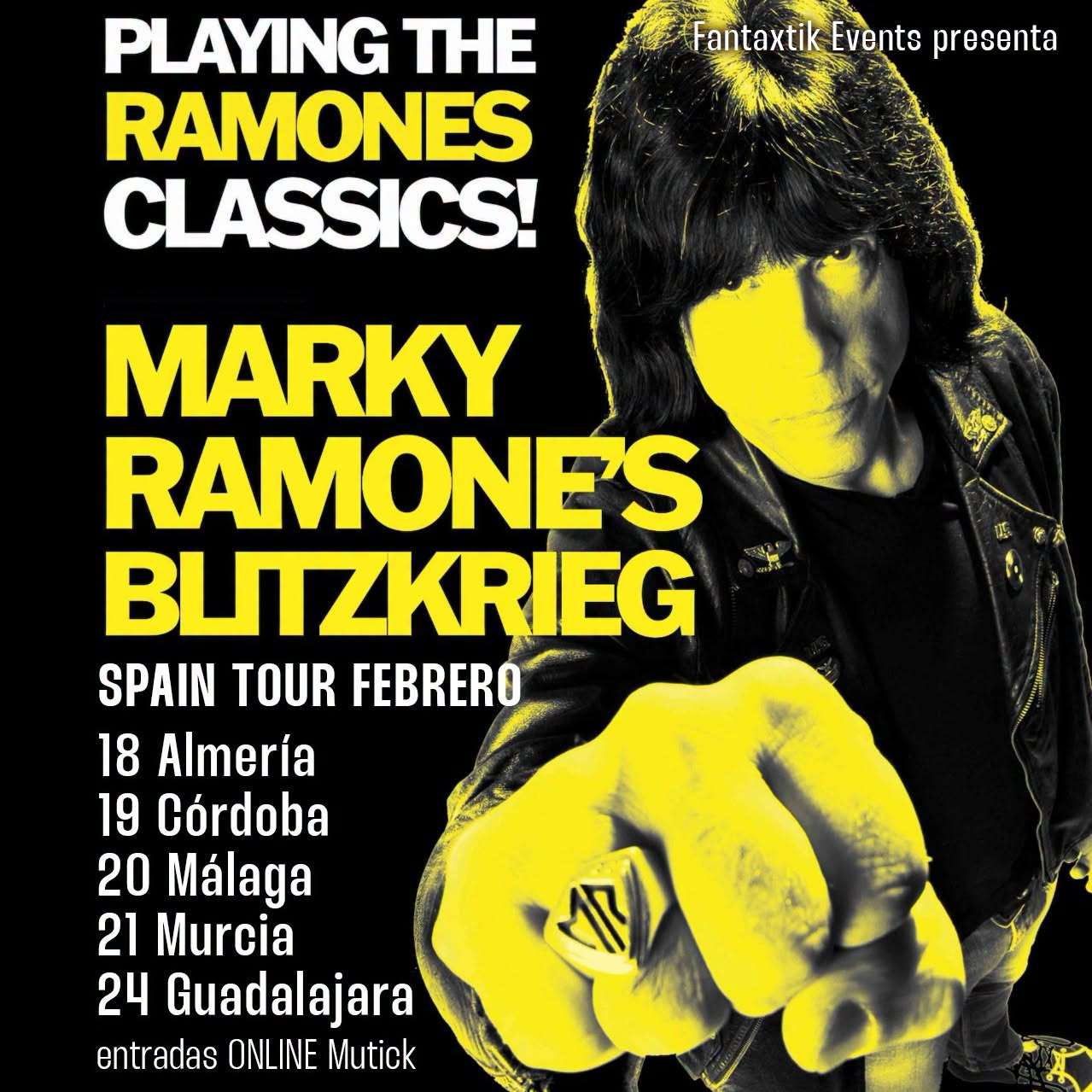 Gira española (otra más y las que quiera) de Marky Ramone