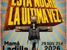 El próximo 29 de noviembre tendrá lugar la última noche de Gruta77 con un concierto de cartel doble con Mamá Ladilla y El señor que te molesta