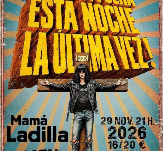 El próximo 29 de noviembre tendrá lugar la última noche de Gruta77 con un concierto de cartel doble con Mamá Ladilla y El señor que te molesta