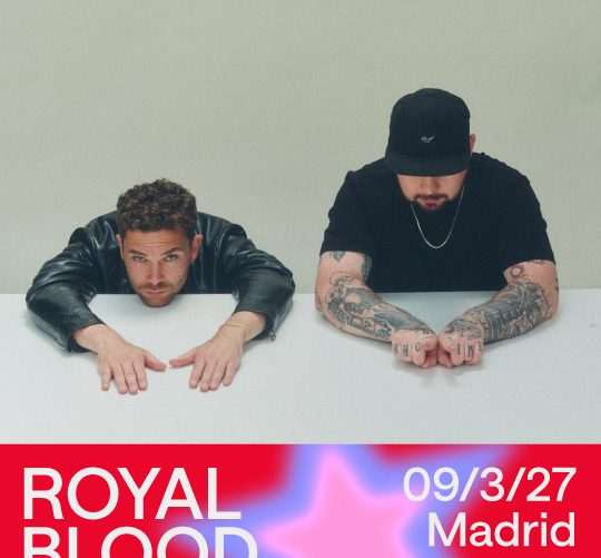 Royal Blood darán un concierto en La Riviera de Madrid el próximo 9 de marzo de 2027, dentro de la Gira Vibra Mahou by Mad Cool