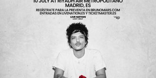 Bruno Mars anuncia concierto en el estadio Metropolitano de Madrid el 10 de julio de 2026