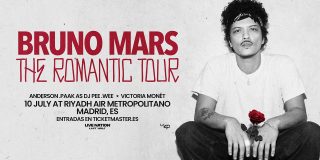 Ya tenemos los precios de las entradas para el concierto de Bruno Mars el 10 de julio de 2026 en el Estadio Metropolitano de Madrid