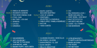 Cartel completo de Noches del Botánico, que este 2026 celebra su décimo aniversario del 3 de junio al 31 de julio en el Real Jardín Botánico Alfonso XIII de la Universidad Complutense de Madrid