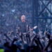 James Hetfield en el concierto de Metallica el 14 de julio de 2024 en el Metropolitano de Madrid